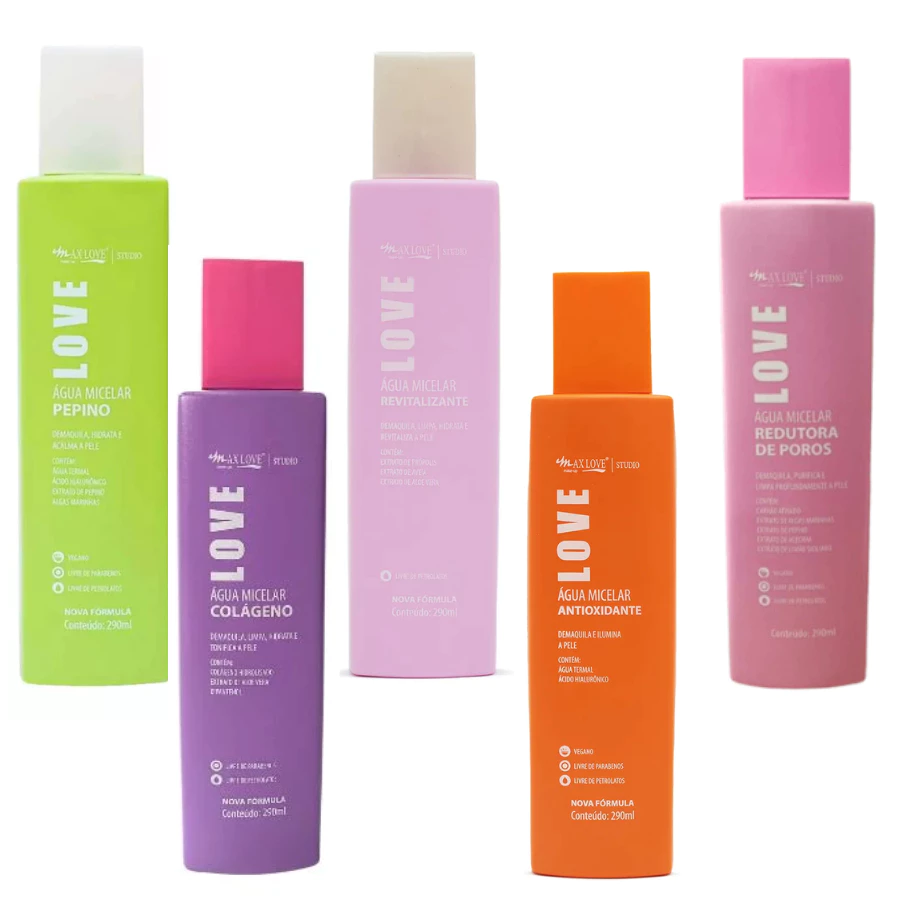 Água Micelar Love Max Love – Limpeza, Hidratação e Cuidado para sua Pele
