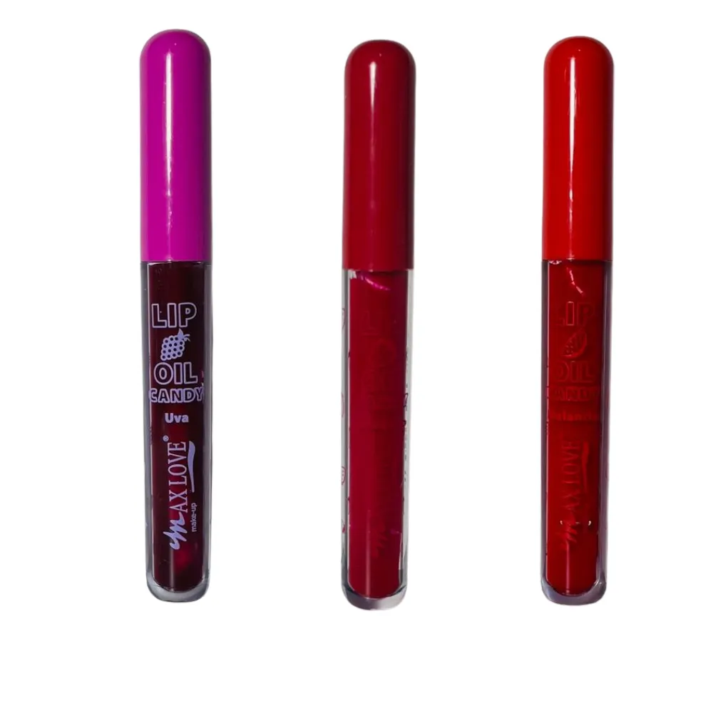 Lip Oil Candy MAX LOVE– Hidratação, Aroma Irresistível e Brilho Natural - detalhe