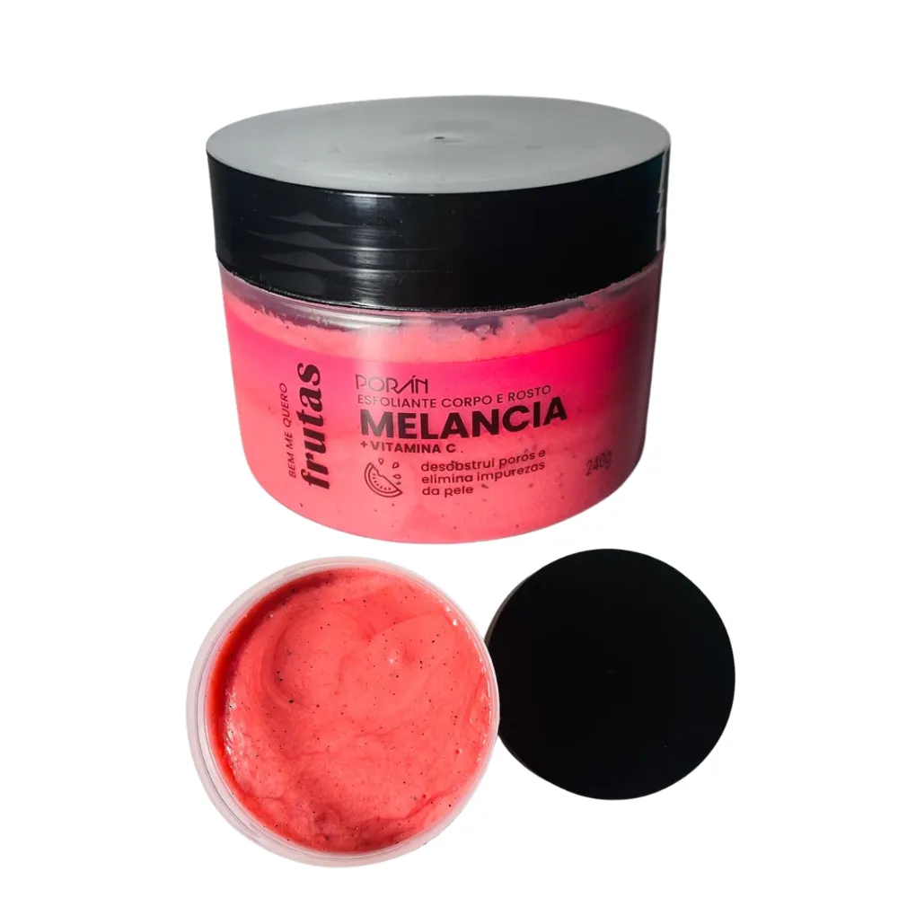 Esfoliante Corpo e Rosto Porán Linha Bem Me Quero – Vegano e Nutritivo