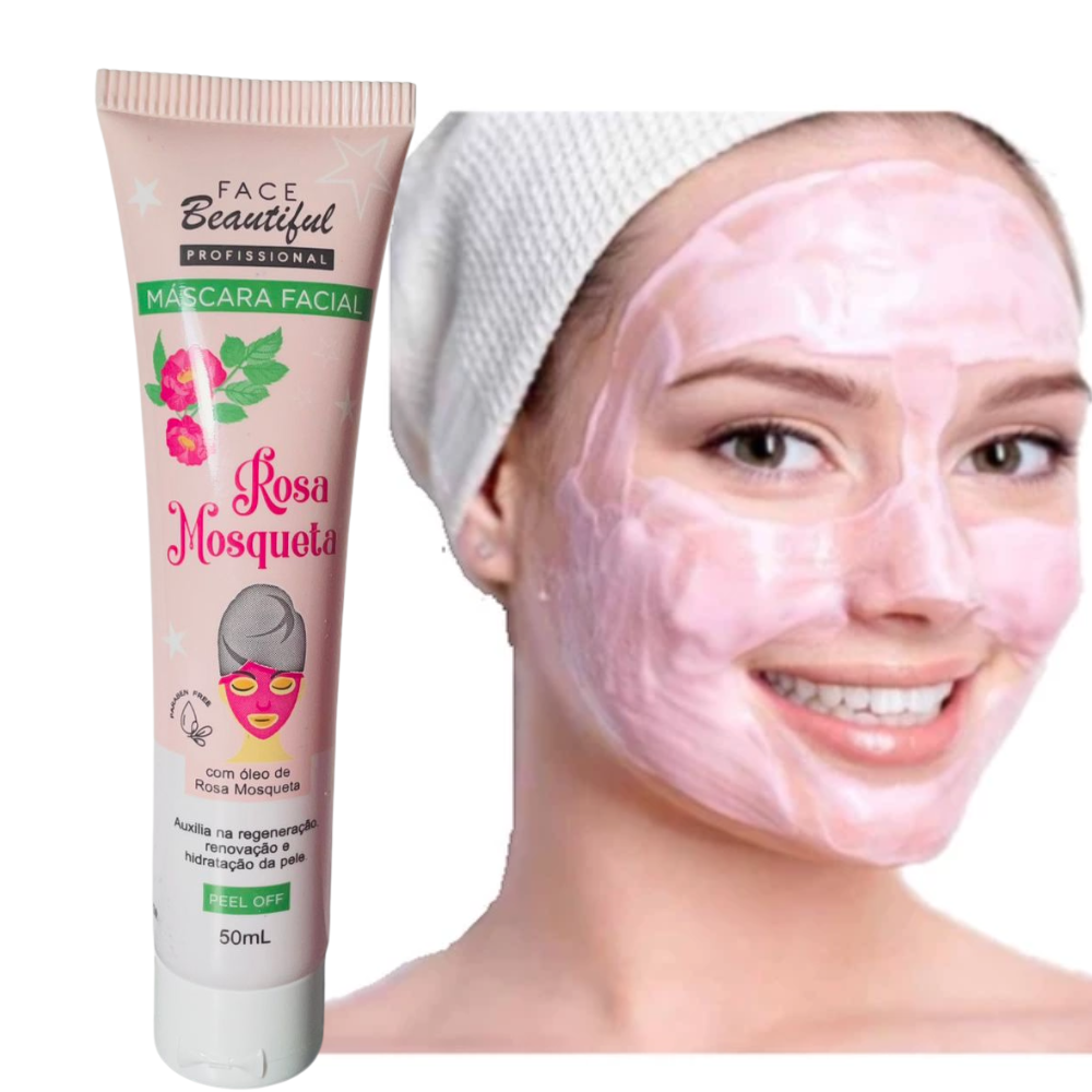 Mascara Facial Rosa Mosqueta 50g e 50mL