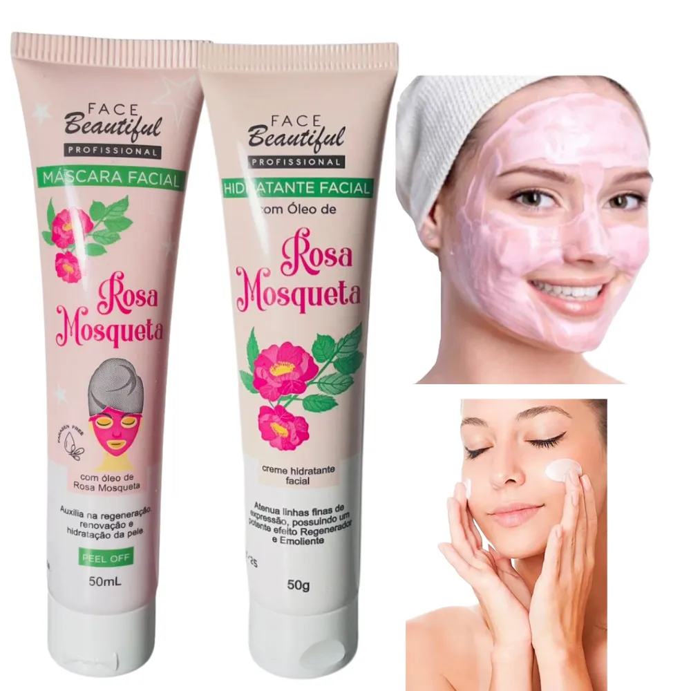 Mascara Facial Rosa Mosqueta 50g e 50mL