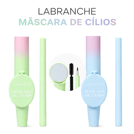 Labranche Kit Rímel + Caneta Delineadora com Espelho Volumização e Definição
